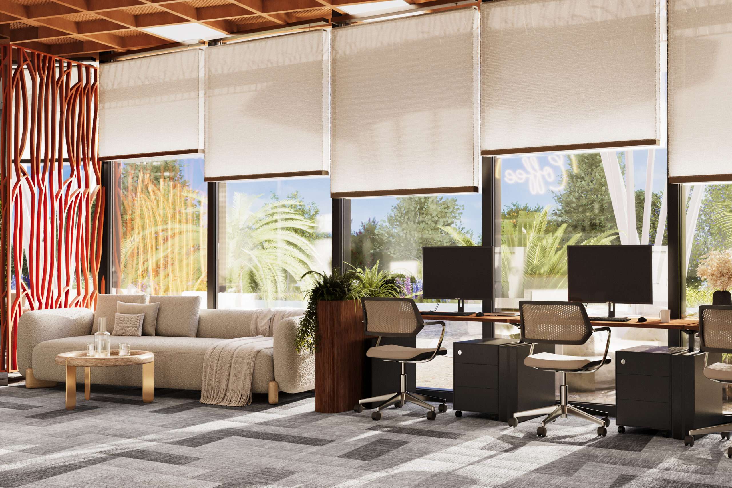 Kitchen with modern finishes